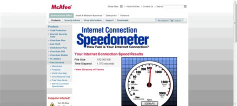 speedometer mcafee